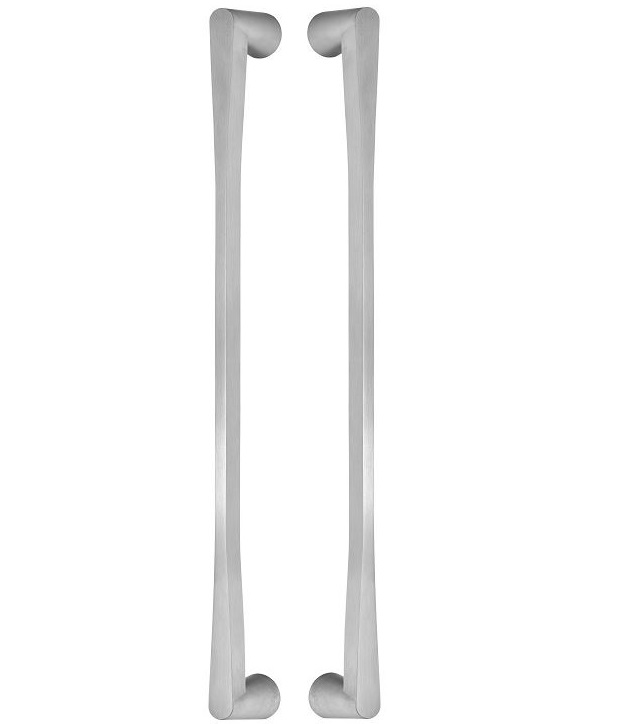 Set deurgrepen CONE OH400PA mat rvs