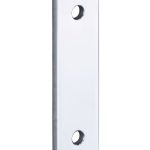 Vulplaat tbv raamsluiting 3 mm rechthoekig glans chroom