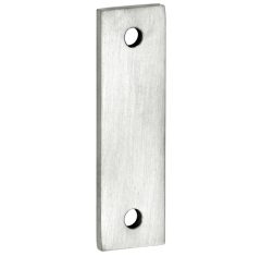 Vulplaat tbv raamsluiting 3 mm rechthoekig mat nikkel ongelakt