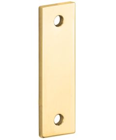 Vulplaat tbv raamsluiting 3 mm rechthoekig messing ongelakt