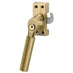 SKG Raamsluiting Met Sluitplaat Links Bauhaus messing antiek