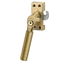 SKG Raamsluiting Met Sluitplaat Links Bauhaus messing antiek