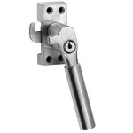 SKG Raamsluiting Met Sluitplaat Rechts Bauhaus mat nikkel ongelakt