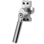 SKG Raamsluiting Met Sluitplaat Links Bauhaus mat nikkel ongelakt