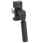 SKG Raamsluiting Met Sluitplaat Rechts Bauhaus mat zwart