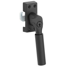 SKG Raamsluiting Met Sluitplaat Rechts Bauhaus mat zwart