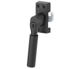 SKG Raamsluiting Met Sluitplaat Links Bauhaus mat zwart