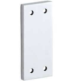 Vulplaat tbv SKG raamsluiting 3 mm glans chroom