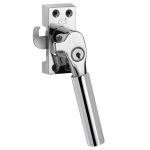 SKG Raamsluiting Met Sluitplaat Rechts Bauhaus glans nikkel