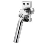 SKG Raamsluiting Met Sluitplaat Links Bauhaus glans nikkel