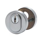 SKG3 Nova veiligheidsrozet rond met kerntrekbeveiliging rvs mat