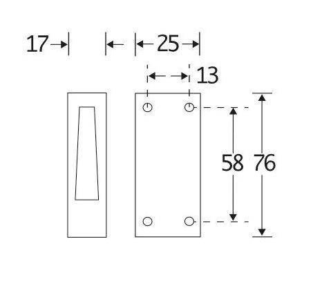 SKG Sluitkom tbv raamsluiting rechts mat zwart - Afbeelding 2