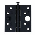 S2 veiligheids nylonlagerscharnier rechte hoeken 89x89 zwart SKG3