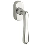 Draaikiepgarnituur Linea/Elegant glans nikkel