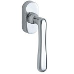 Draaikiepgarnituur Linea/Elegant glans chroom