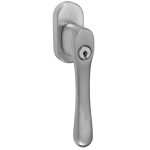 SKG2 Draaikiepgarnituur afsluitbaar Linea/ovaal mat chroom