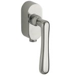 SKG2 Draaikiepgarnituur afsluitbaar Linea/Elegant glans nikkel