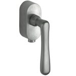 SKG2 Draaikiepgarnituur afsluitbaar Linea/Elegant mat nikkel ongelakt