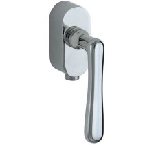 SKG2 Draaikiepgarnituur afsluitbaar Linea/Elegant glans chroom