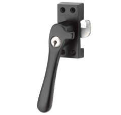 SKG Raamsluiting Met Sluitplaat Links Linea mat zwart