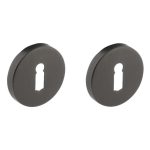 Intersteel sleutelplaatjes verdekt met nokken ø53x8mm rvs antraciet grijs