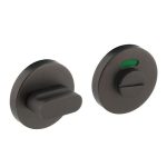 Intersteel wc-sluiting 8mm verdekt met nokken ø53x8mm rvs antraciet grijs