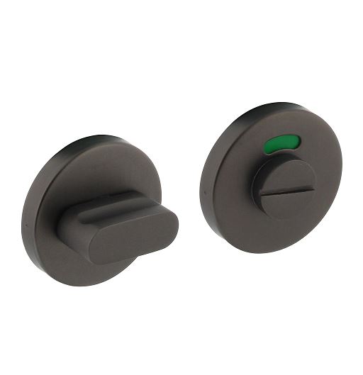 Intersteel wc-sluiting 8mm verdekt met nokken ø53x8mm rvs antraciet grijs