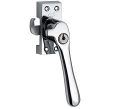 SKG Raamsluiting Met Sluitplaat Rechts Linea glans chroom