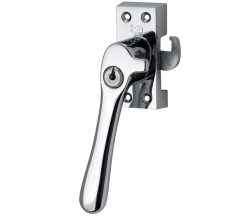 SKG Raamsluiting Met Sluitplaat Links Linea glans chroom