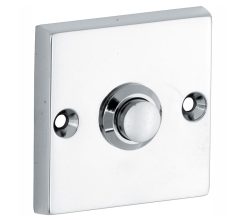 Beldrukker Bauhaus glans chroom