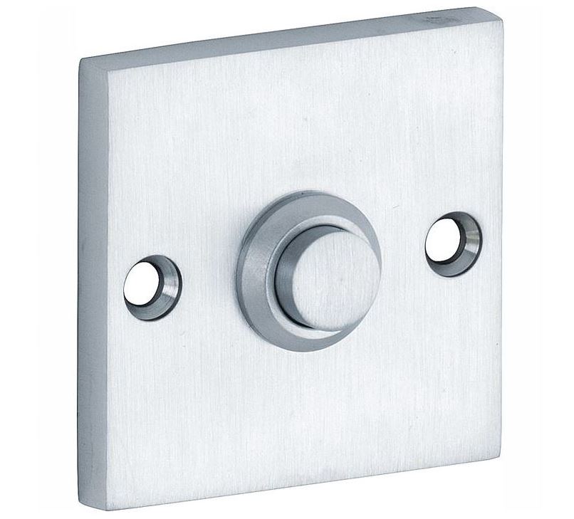 Beldrukker Bauhaus mat chroom