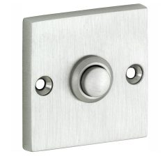 Beldrukker Bauhaus mat nikkel PVD