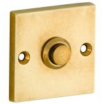 Beldrukker Bauhaus messing antiek