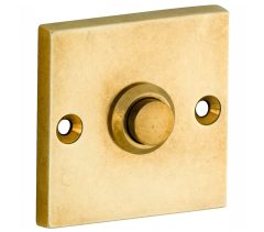 Beldrukker Bauhaus messing antiek