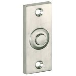 Beldrukker Elegant mat nikkel PVD