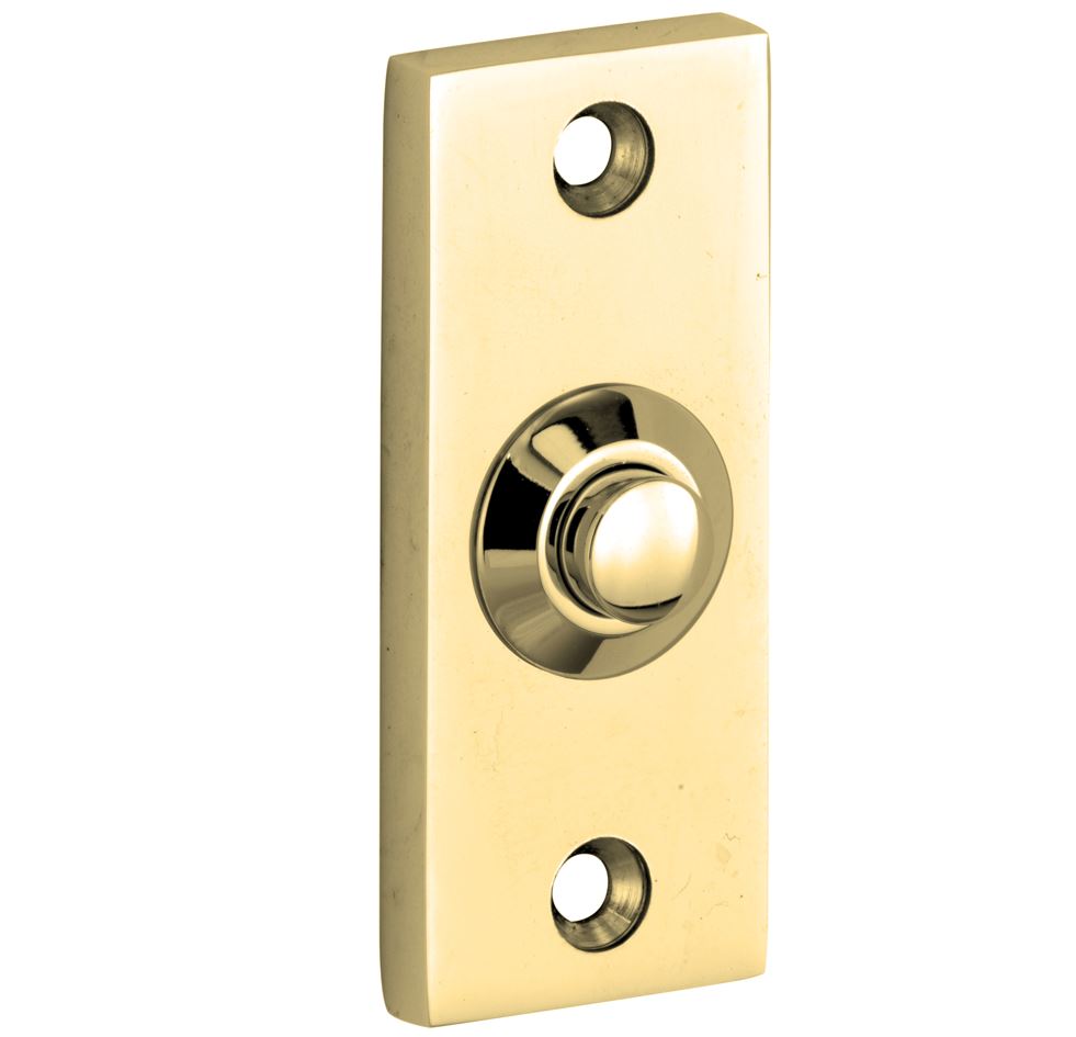 Beldrukker Elegant messing PVD