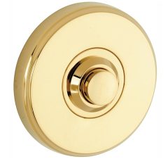 Beldrukker Vivo messing ongelakt