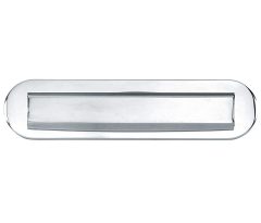 Briefplaat ovaal Mi Satori glans chroom