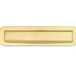 Briefplaat ovaal Mi Satori messing ongelakt