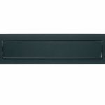 Briefplaat rechthoekig Mi Satori mat zwart