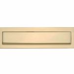 Briefplaat rechthoekig Mi Satori messing PVD