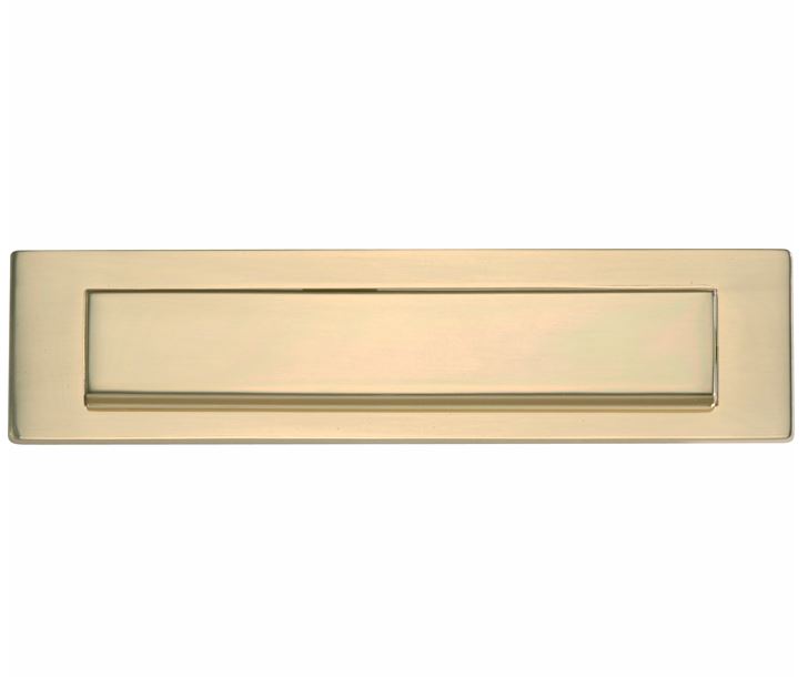 Briefplaat rechthoekig Mi Satori messing PVD