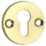 SKG3 cilinderrozet binnen Elegant messing ongelakt