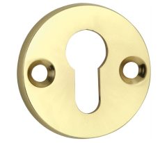 SKG3 cilinderrozet binnen Elegant messing ongelakt