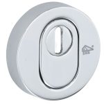 SKG3 cilinderrozet buiten + kerntrekbeveiliging Elegant glans chroom