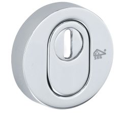 SKG3 cilinderrozet buiten + kerntrekbeveiliging Elegant glans chroom