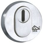 SKG3 cilinderrozet buiten + kerntrekbeveiliging Elegant mat chroom