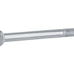 1 Bout M6x80 mm glans chroom