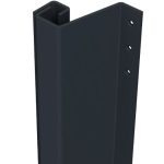 SecuStrip Anti-Inbraakstrip Plus Buitendraaiend 2300 mm Achterdeur Terugligging 21-27 mm zwartgrijs