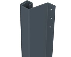 SecuStrip Anti-Inbraakstrip Plus Buitendraaiend 2300 mm Achterdeur Terugligging 14-20 mm Basaltgrijs